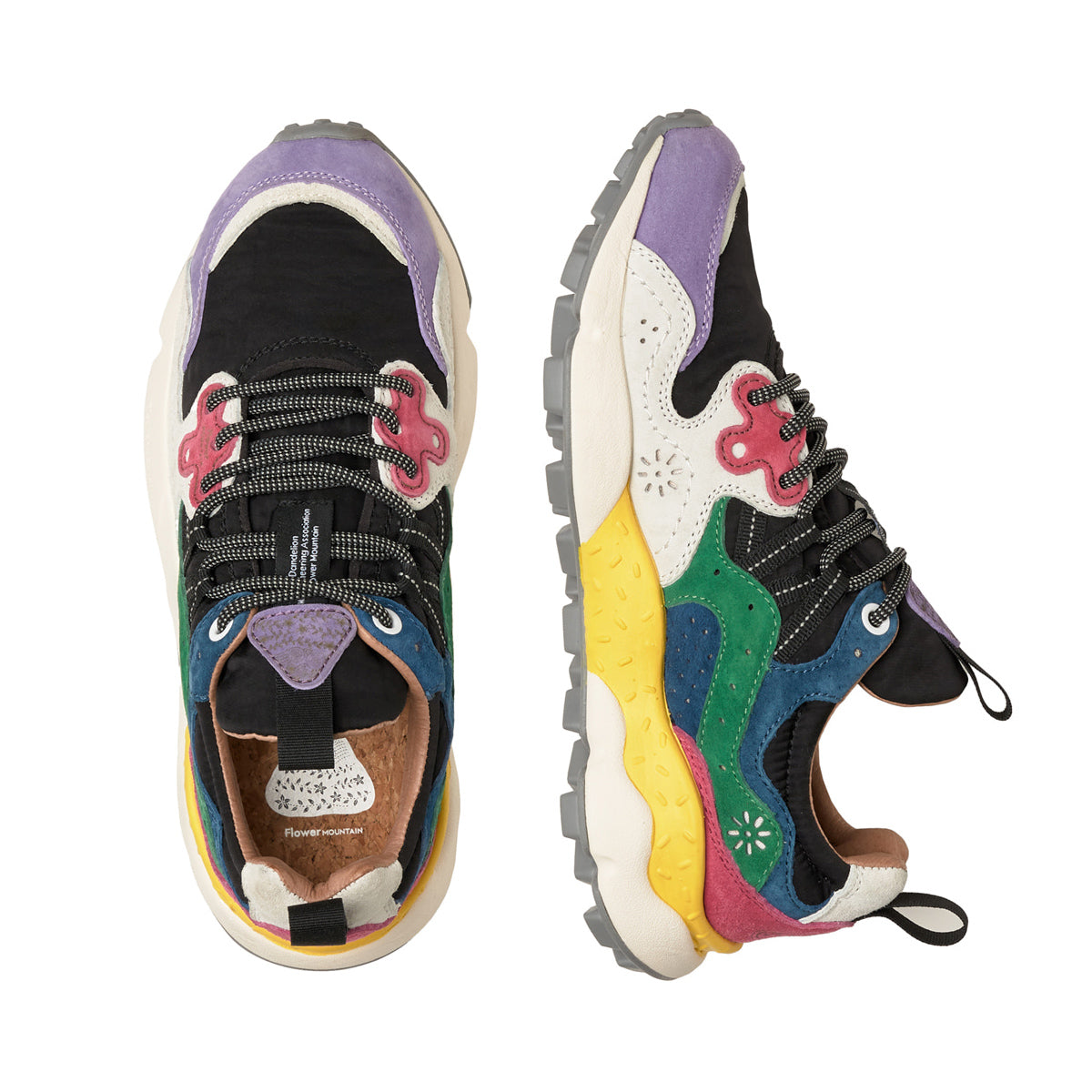 Sneakers Yamano 3 Lilac Black White