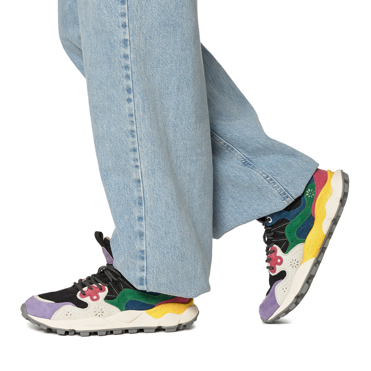Sneakers Yamano 3 Lilac Black White