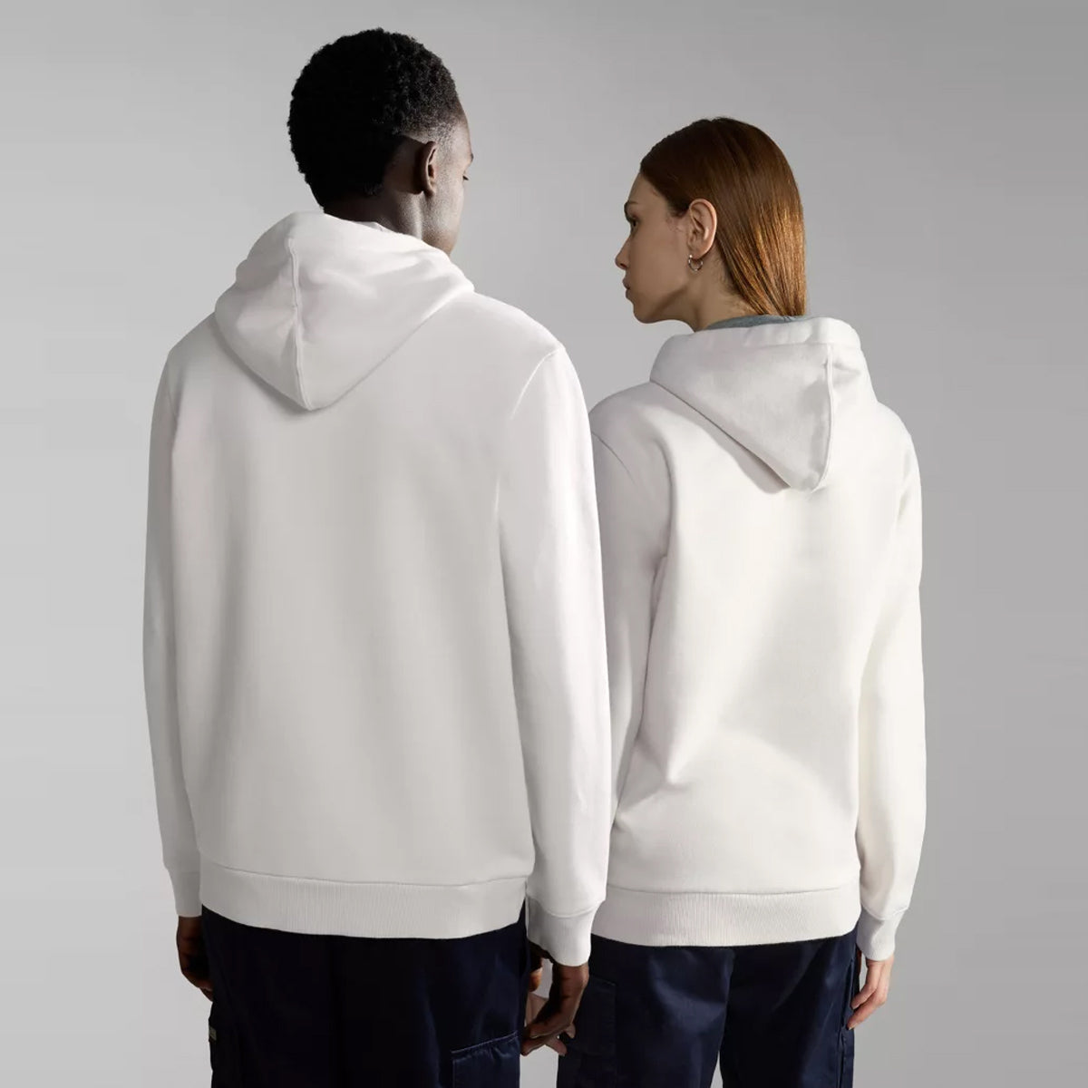 Felpa con cappuccio Burgee White Whisper
