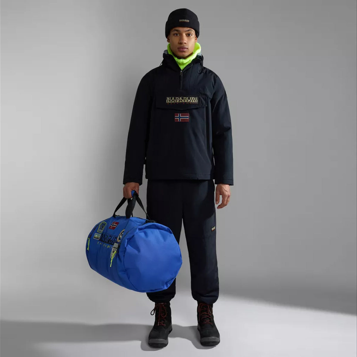 Giacca a vento Rainforest Pocket Black