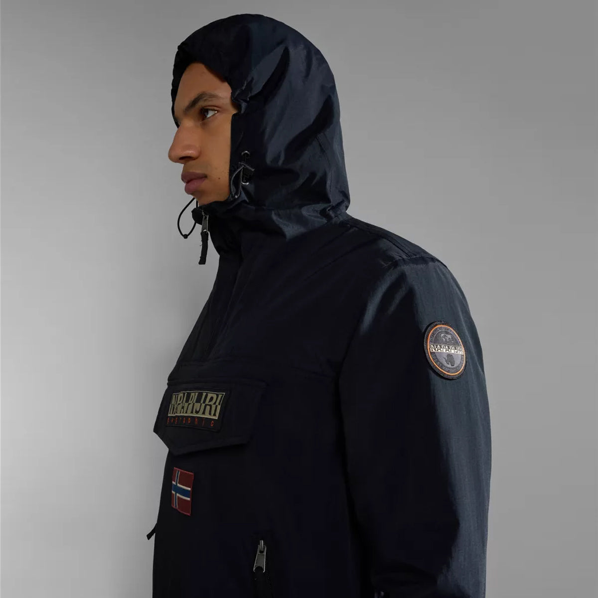 Giacca a vento Rainforest Pocket Black