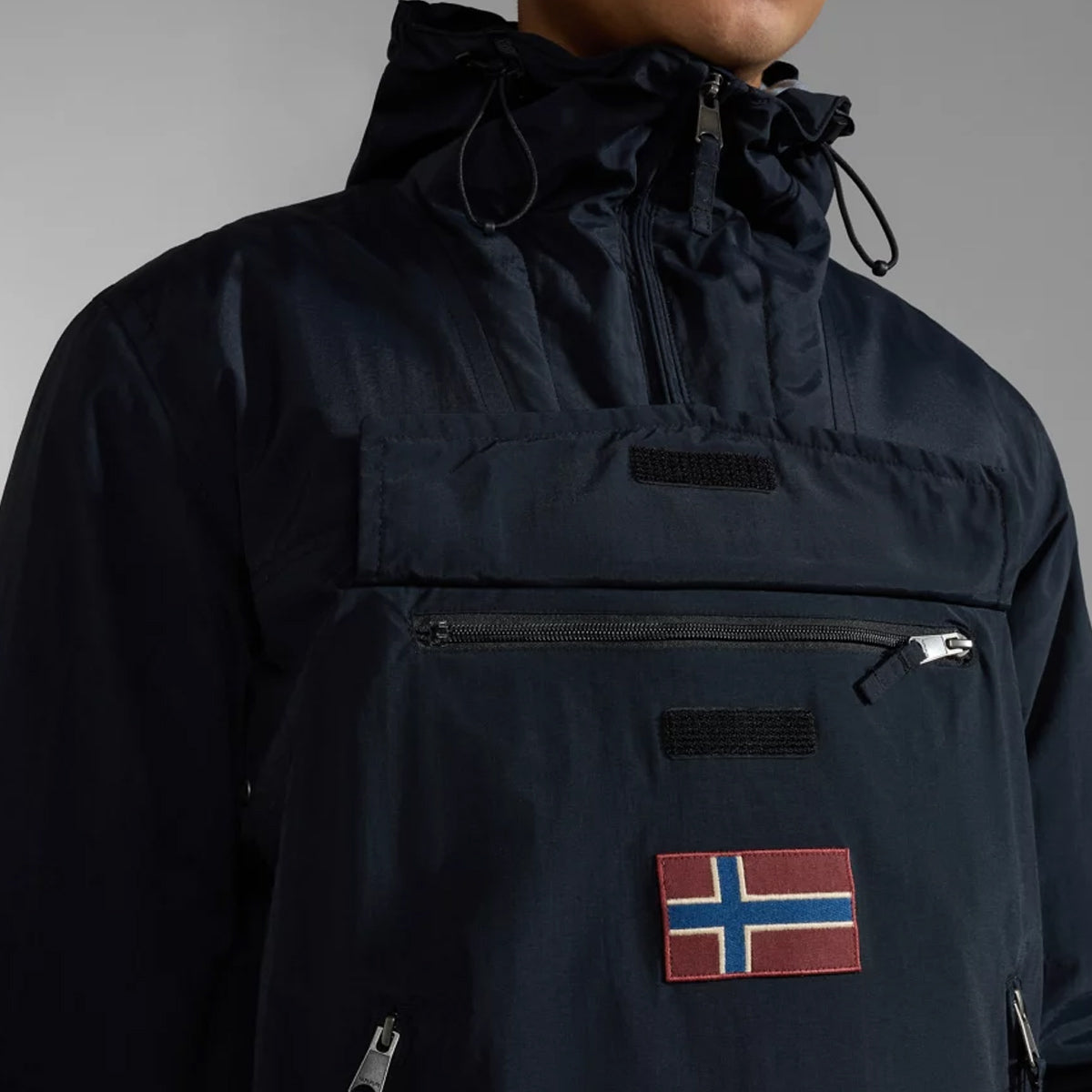 Giacca a vento Rainforest Pocket Black