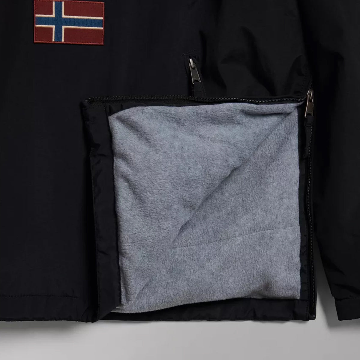 Giacca a vento Rainforest Pocket Black