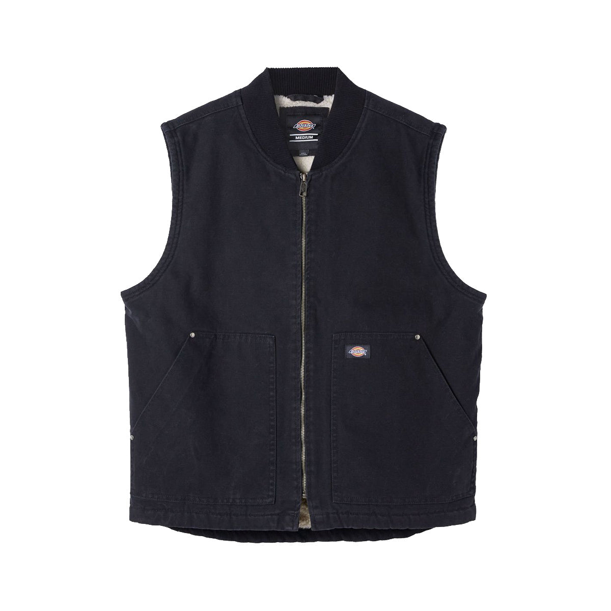 Gilet Duck Canvas Washed Black