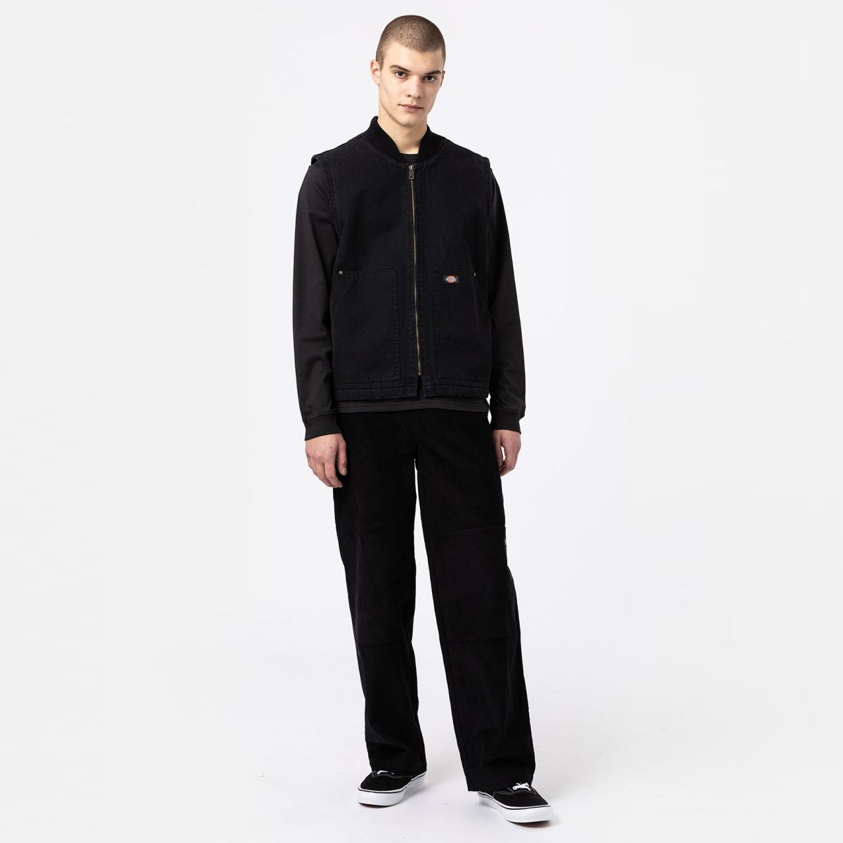 Gilet Duck Canvas Washed Black