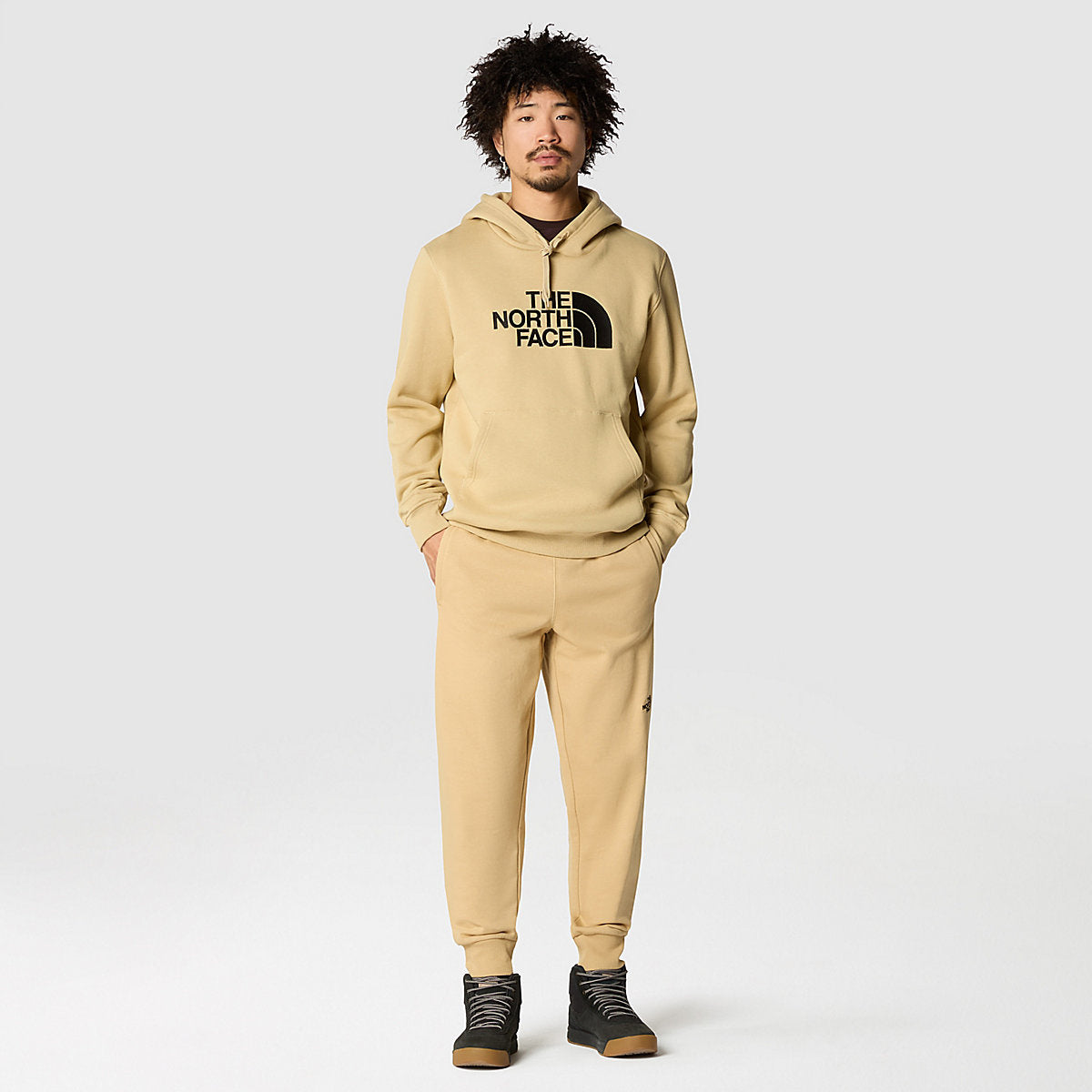 Felpa con cappuccio Drew Peak Khaki Stone