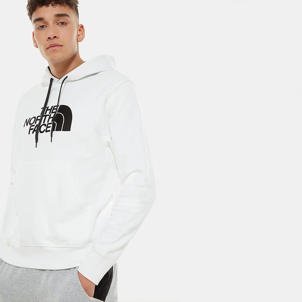 Felpa con cappuccio Drew Peak TNF White TNF Black