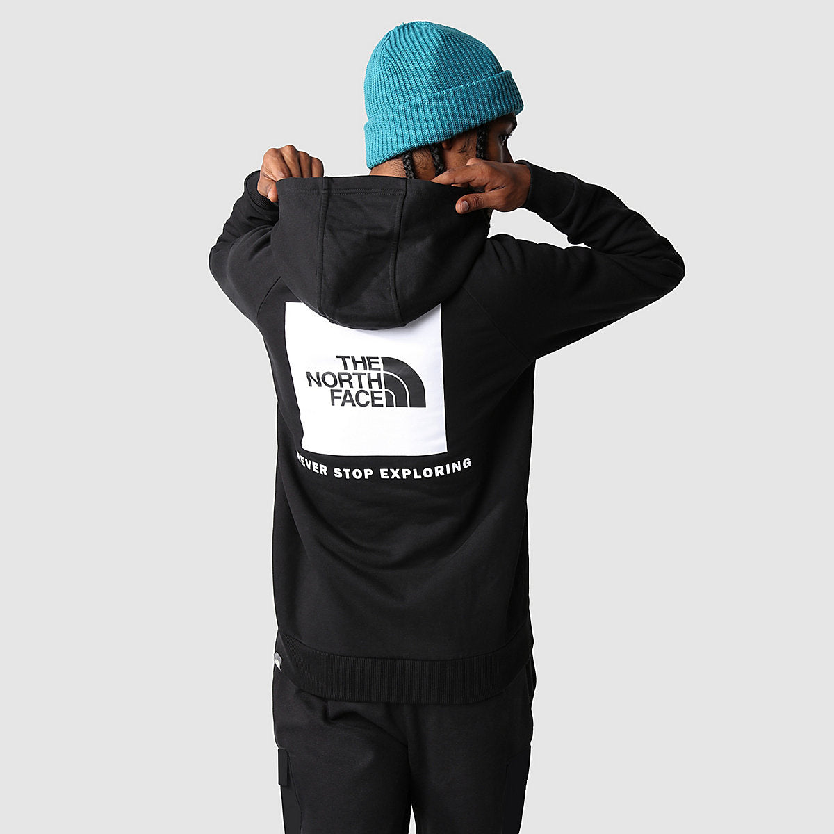 Felpa con cappuccio Raglan Redbox TNF Black TNF White