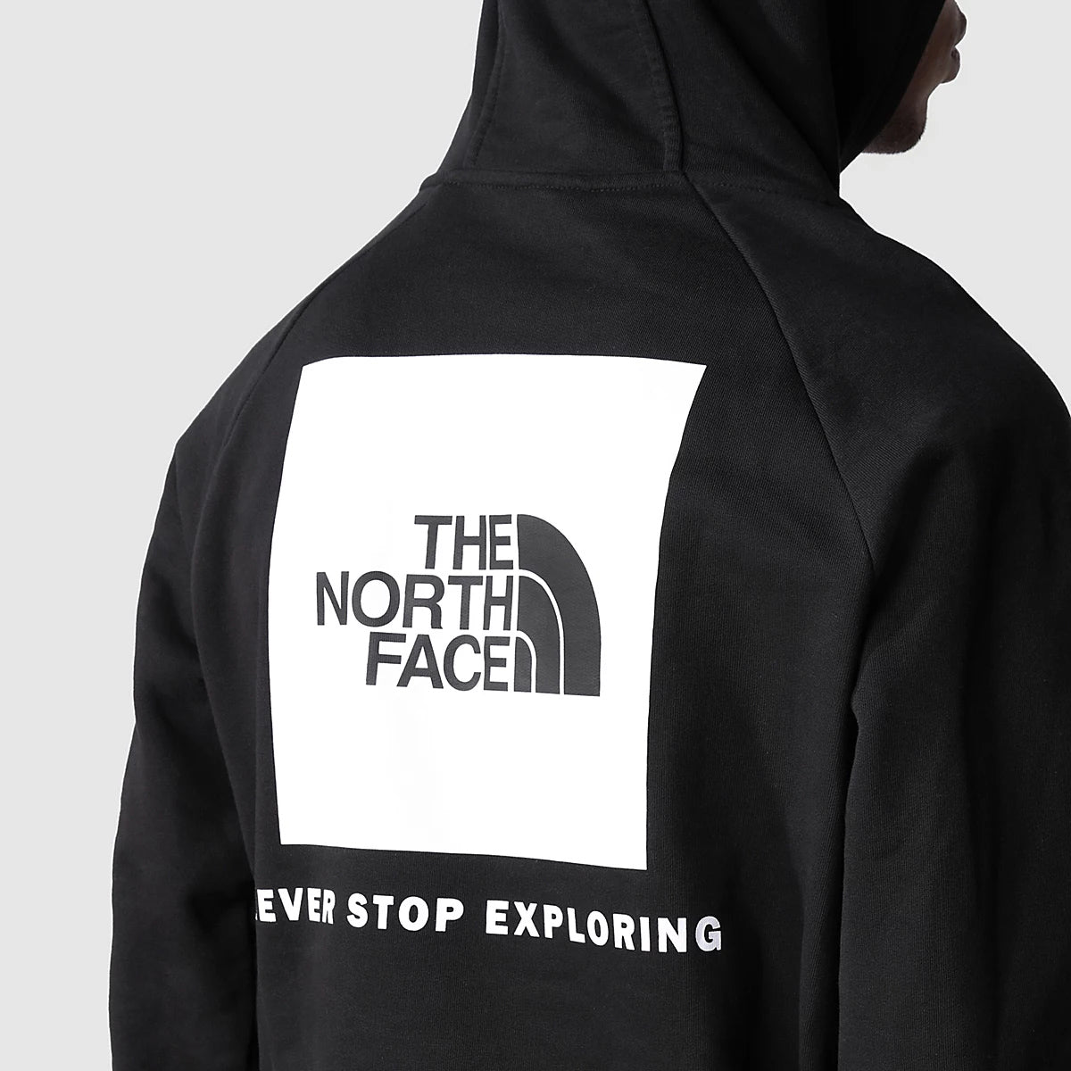 Felpa con cappuccio Raglan Redbox TNF Black TNF White