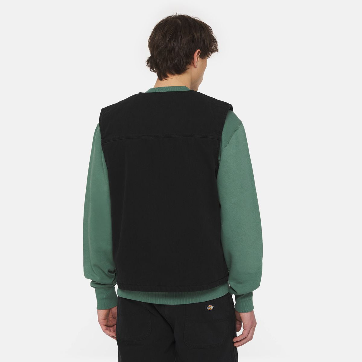 Gilet Duck Canvas Summer Washed Black