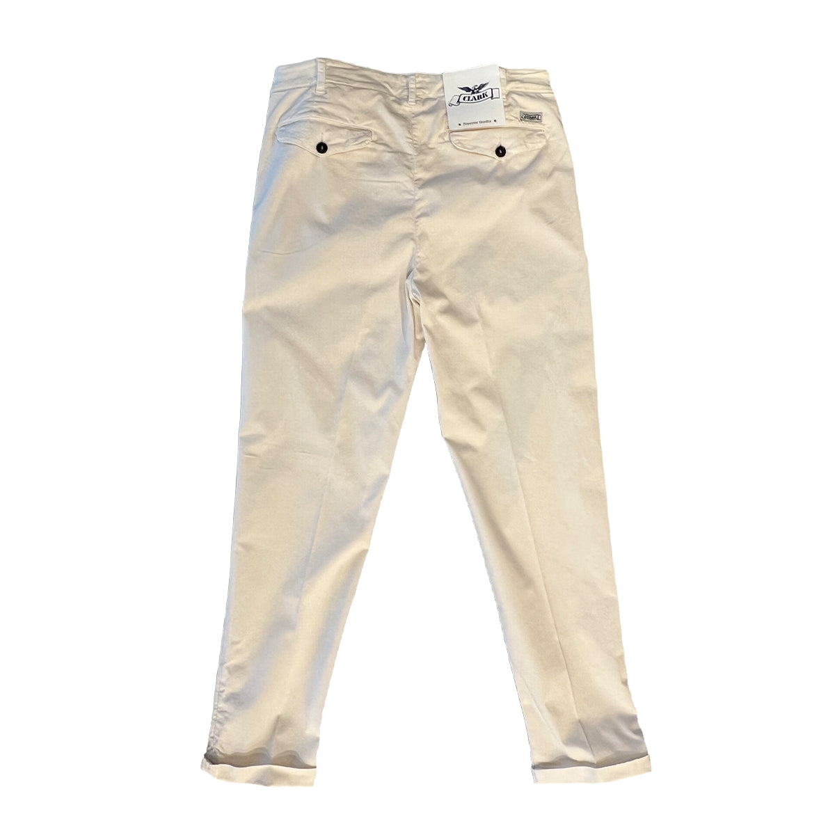 Pantaloni Alfred Chino Pinces Ivory