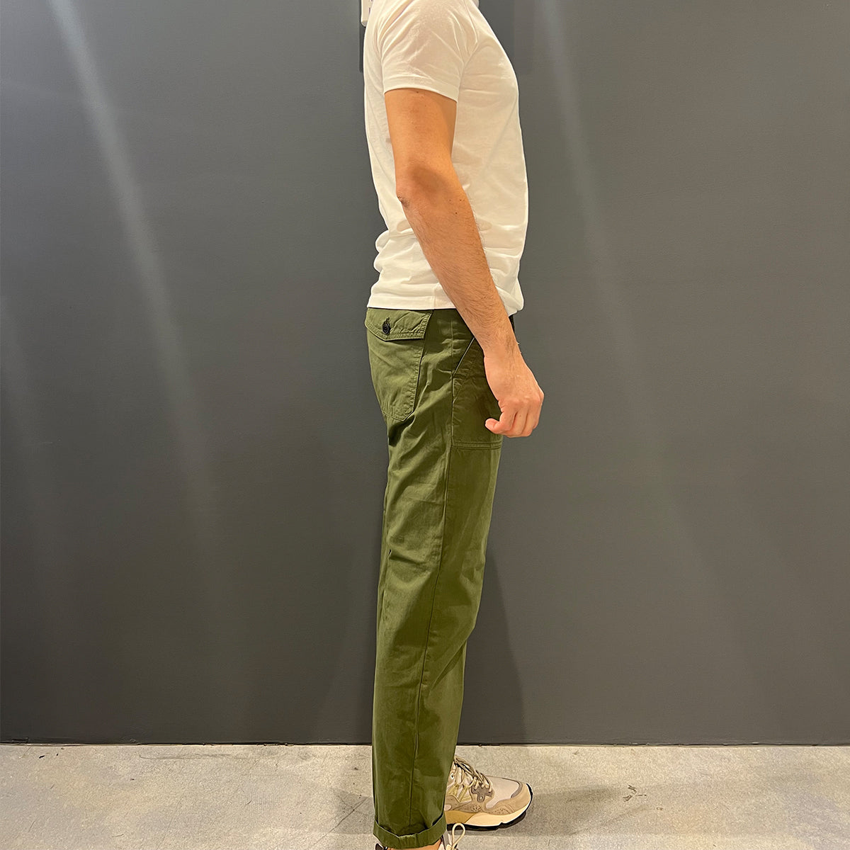 Pantaloni Wayne Fatigue Army Green