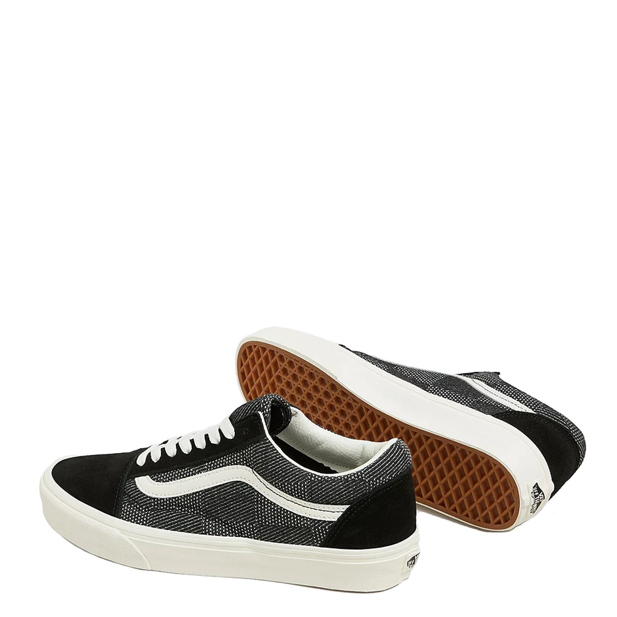 Sneakers Old Skool Denim Check Black