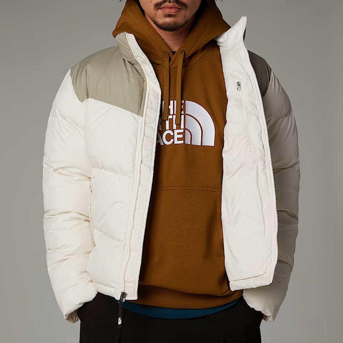 Piumino Saikuru White Dune Clay