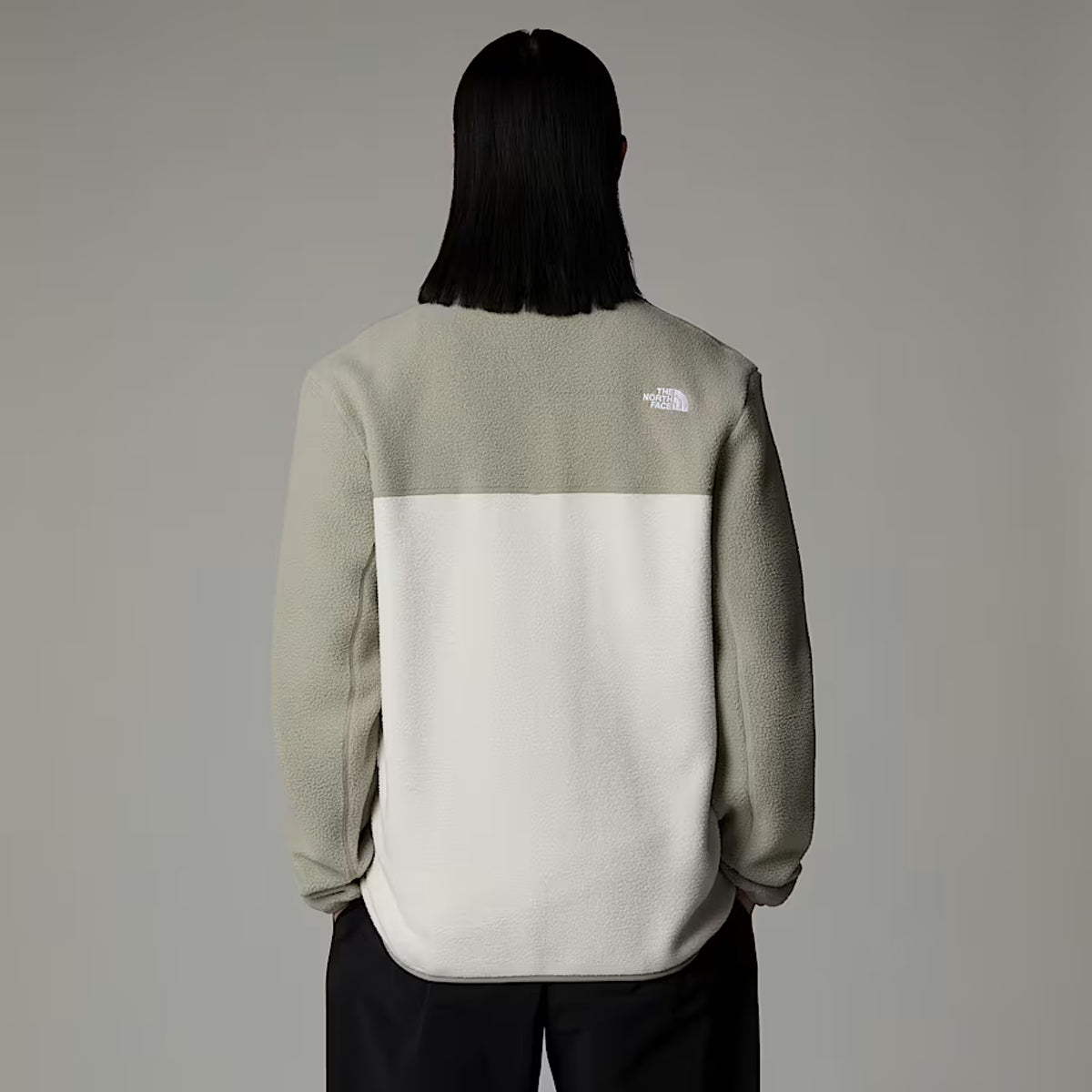 Felpa Yumiori Full Zip White Dune Clay