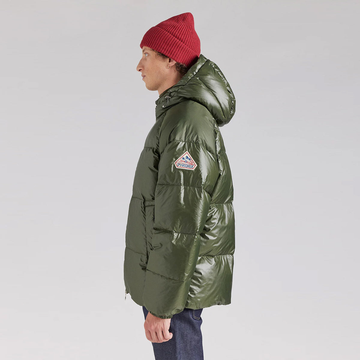 Giubbetto Sten Shiny Deep Khaki