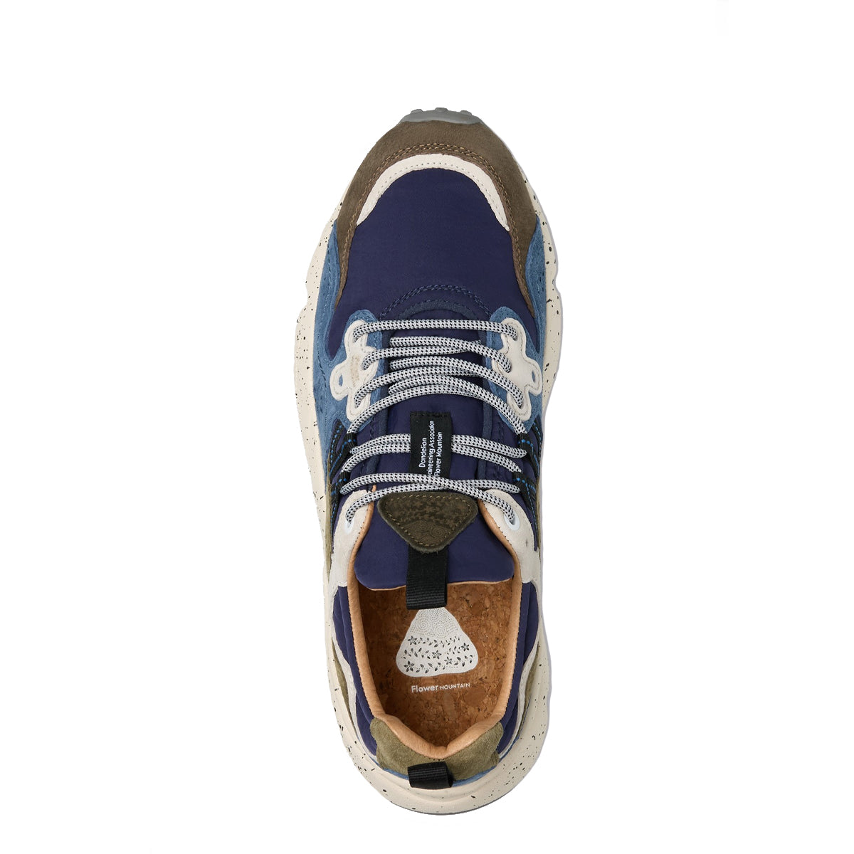 Sneakers Yamano 3 Suede Light Brown Light Blue Violet