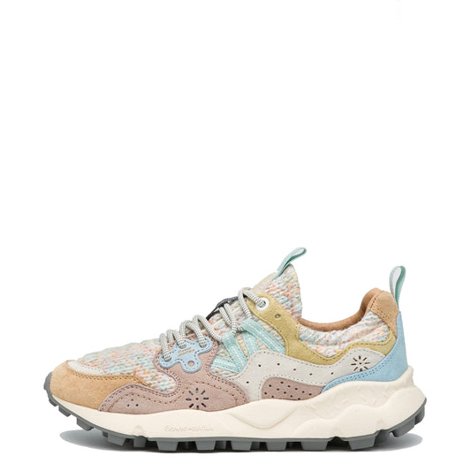 Sneakers Yamano 3 Suede Woolen Knitting Cream Bone