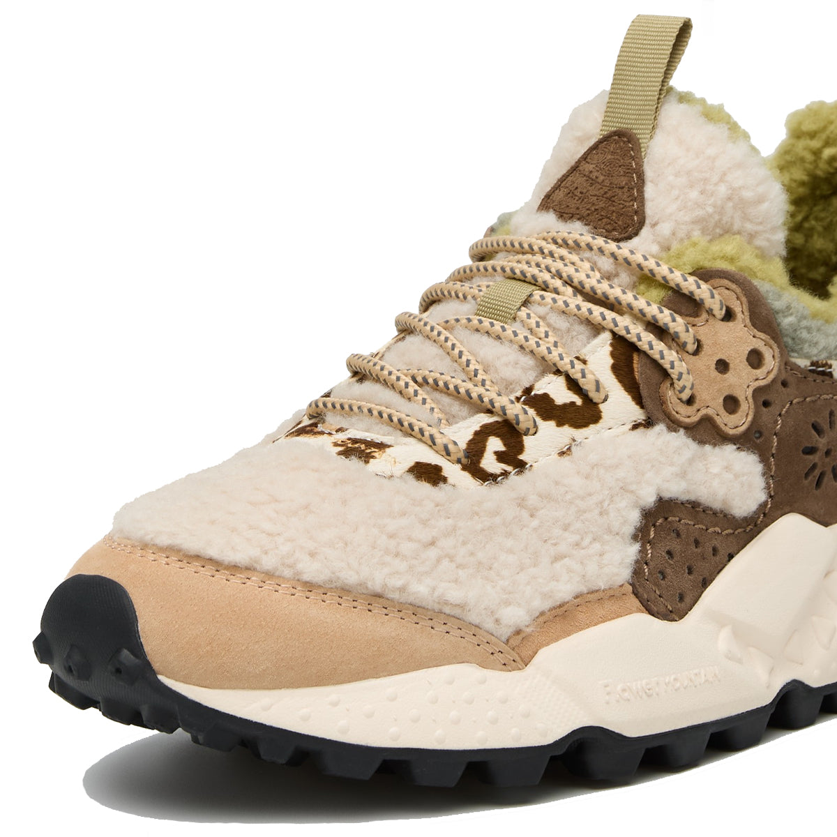 Sneakers Kotetsu Suede Shearling Cipria Multi