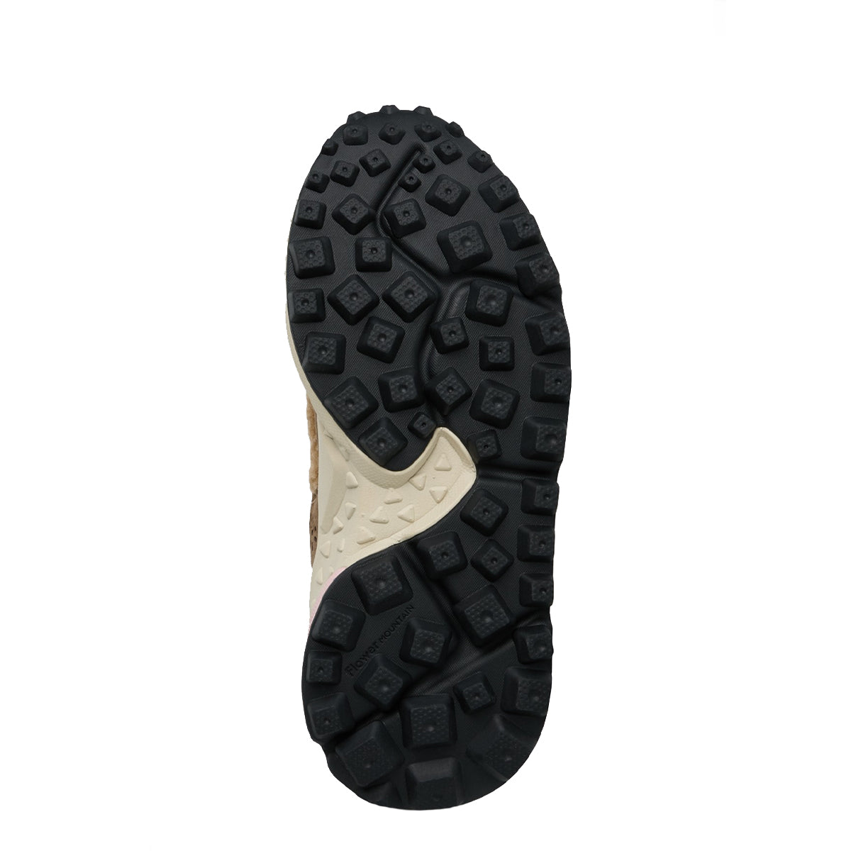 Sneakers Kotetsu Suede Shearling Kaki Beige Multi