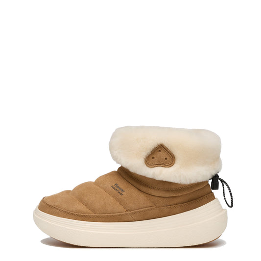 Stivaletti Fami Mid Suede Shearling Brown