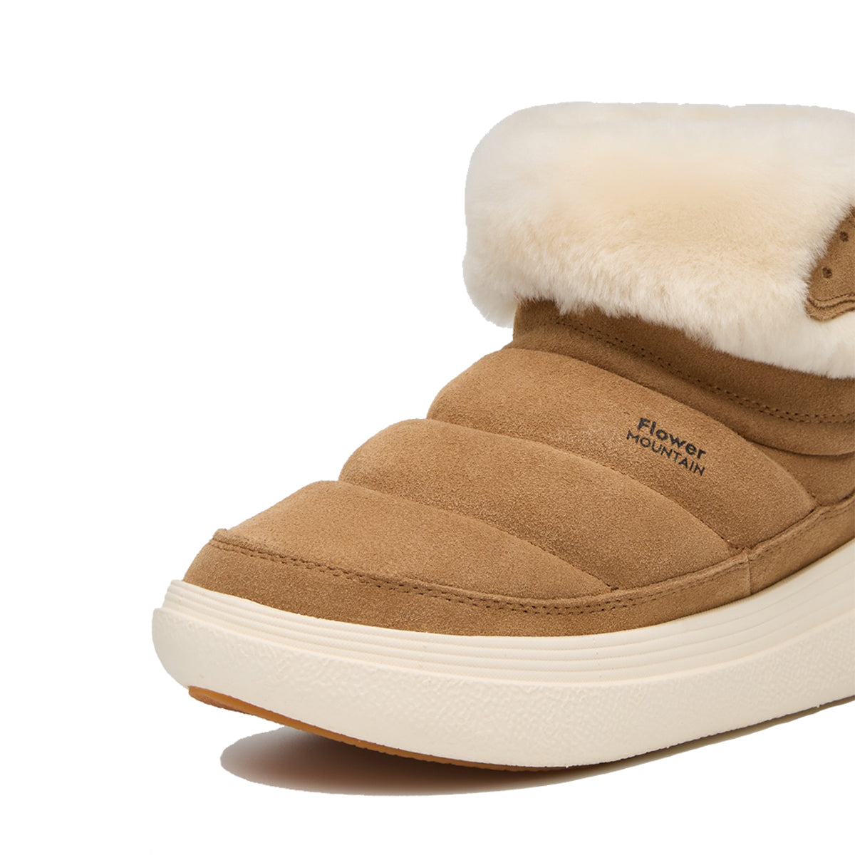 Stivaletti Fami Mid Suede Shearling Brown