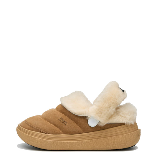 Sneakers Fami Slipper Suede Shearling Brown