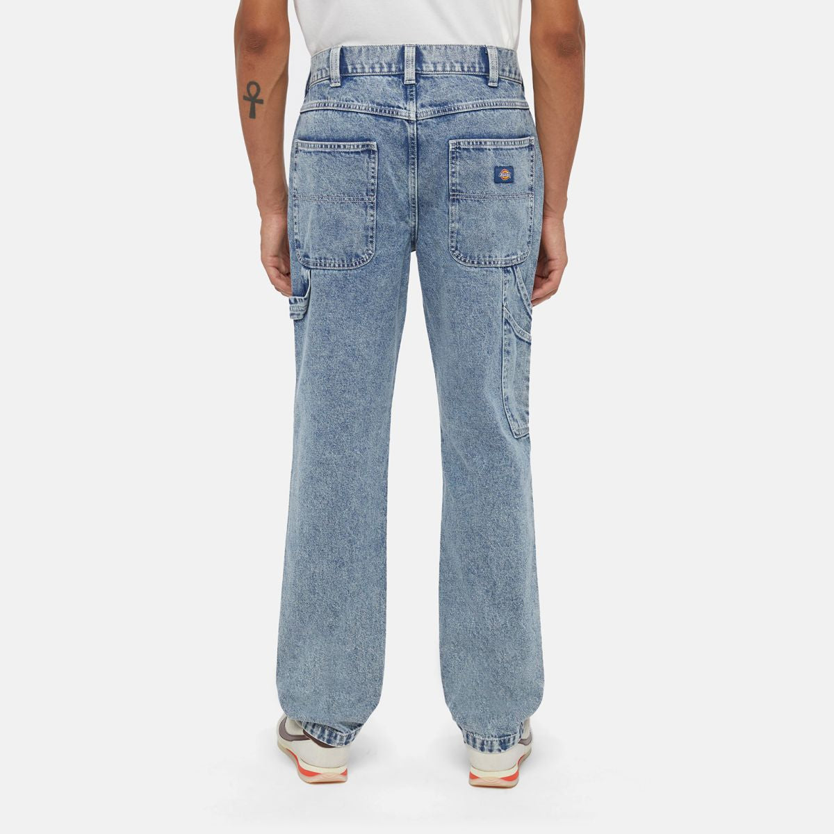 Pantaloni Denim Blue Marble Wash