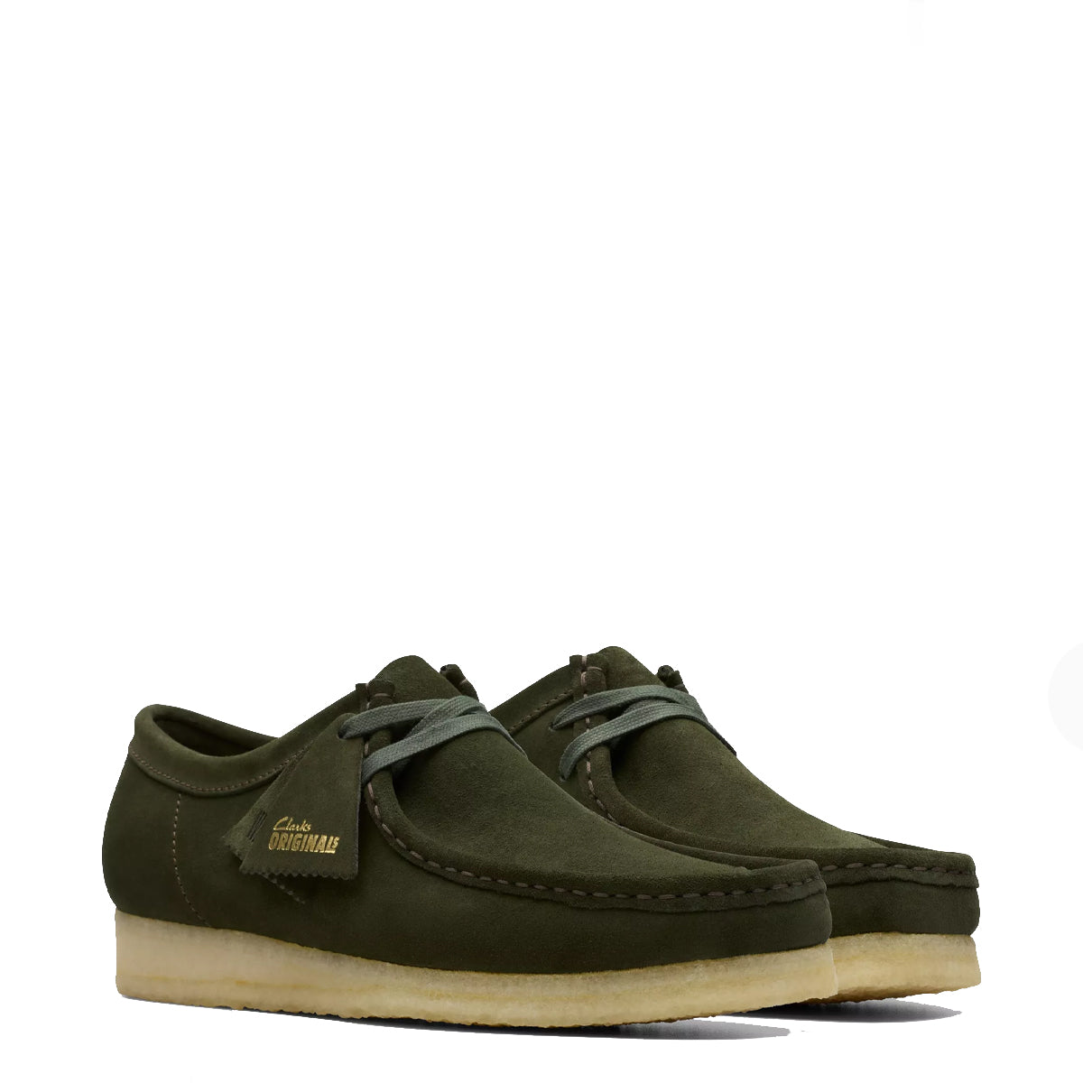 Scarpa Wallabee Forest Green Suede