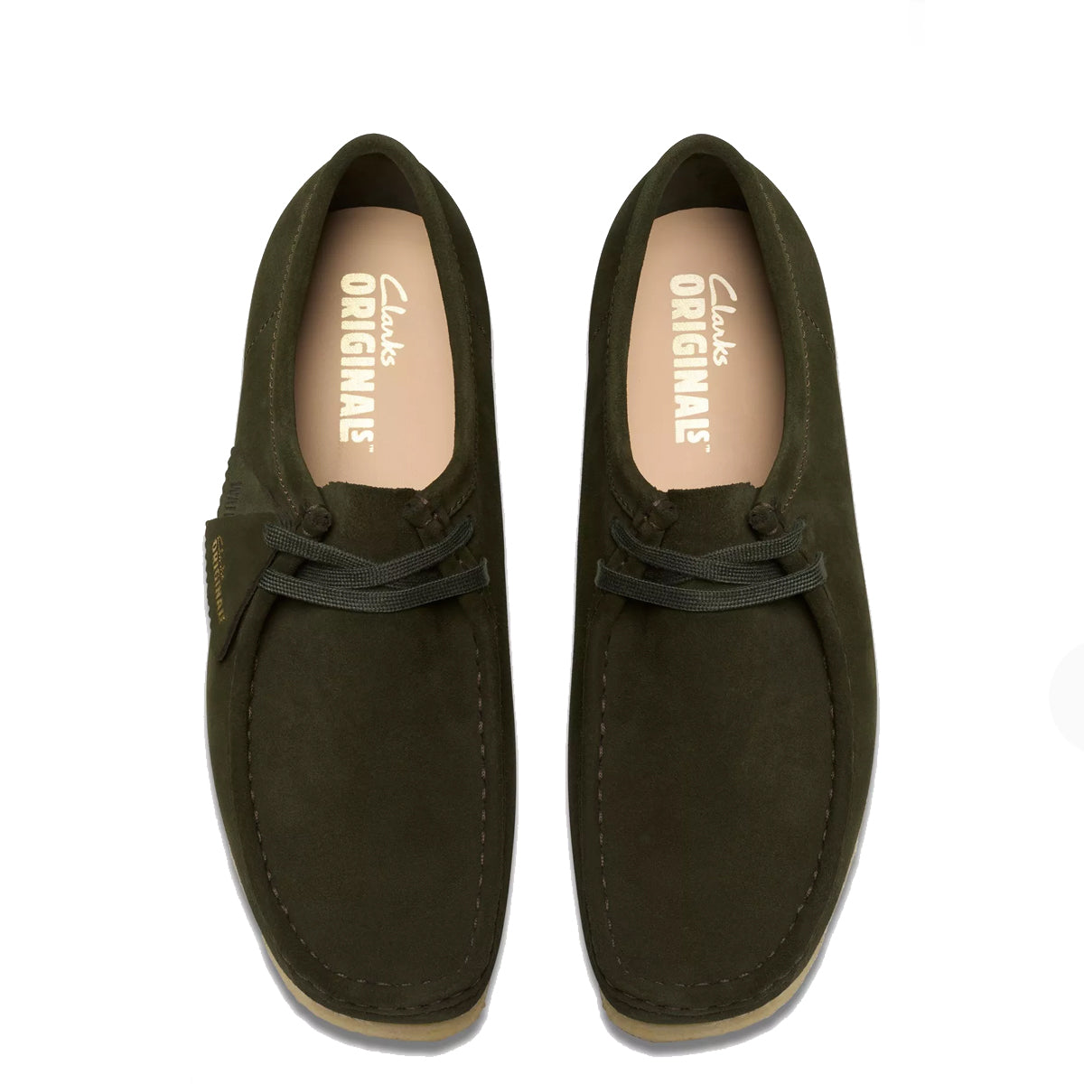 Scarpa Wallabee Forest Green Suede