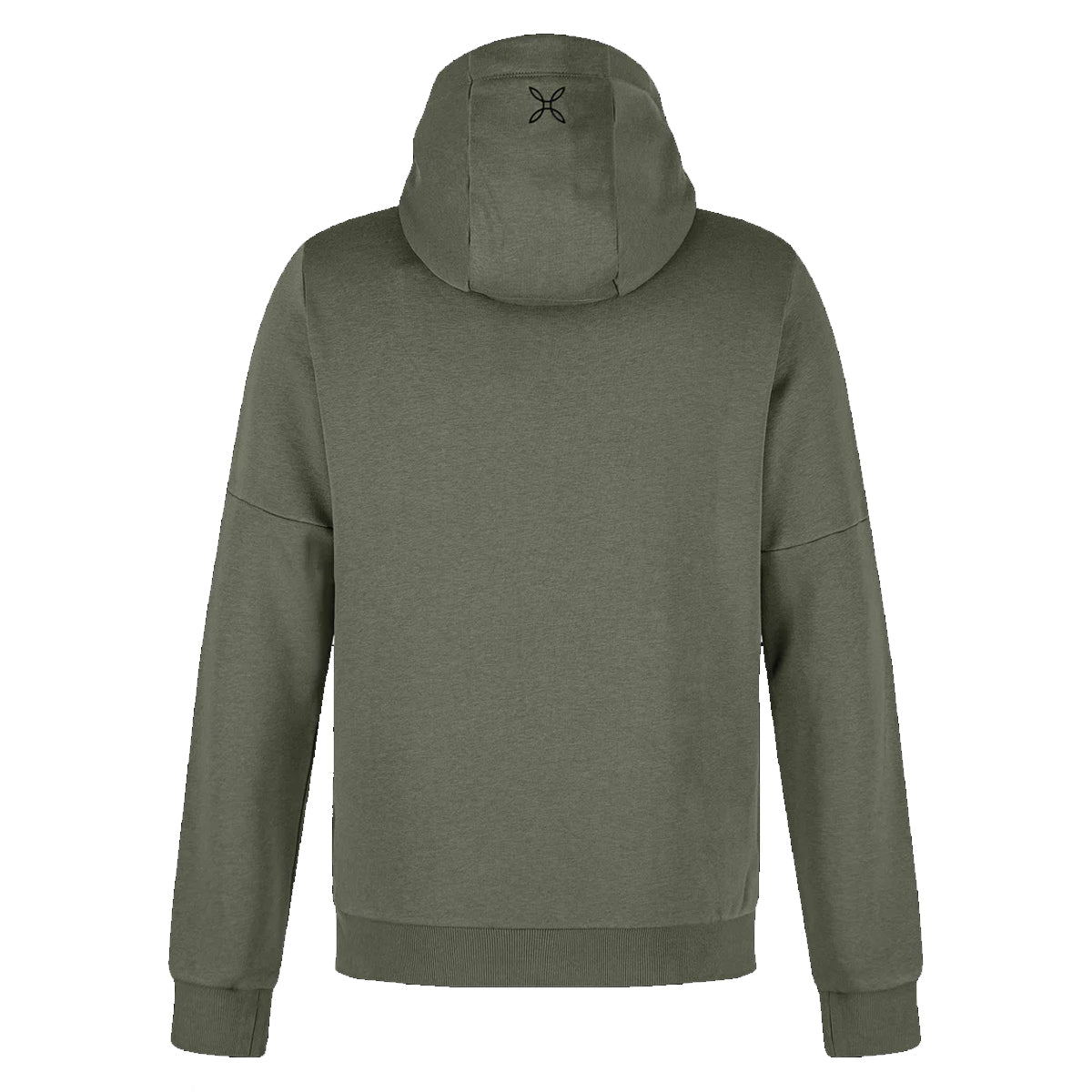 Felpa Logo Cotton Verde Salvia Delavé