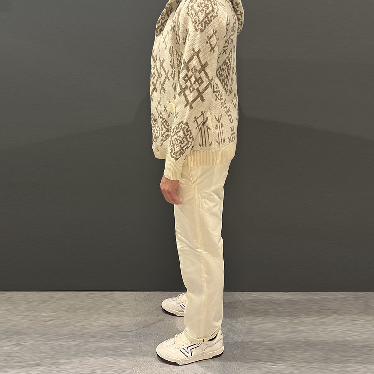 Pantaloni Ancon Tailored Ivory