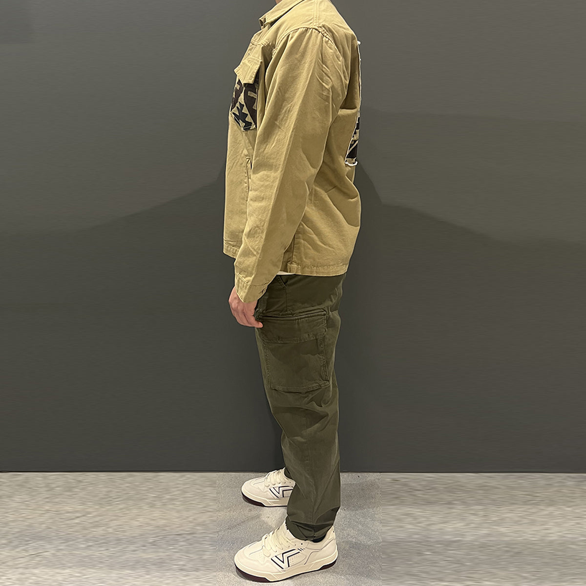 Pantaloni Gary Utility Cargo Over Musk