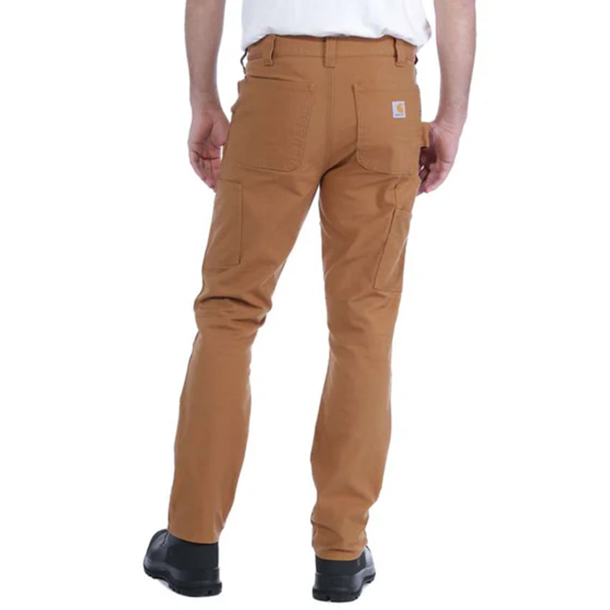 Pantaloni Straight Fit Duck Double Front Brown
