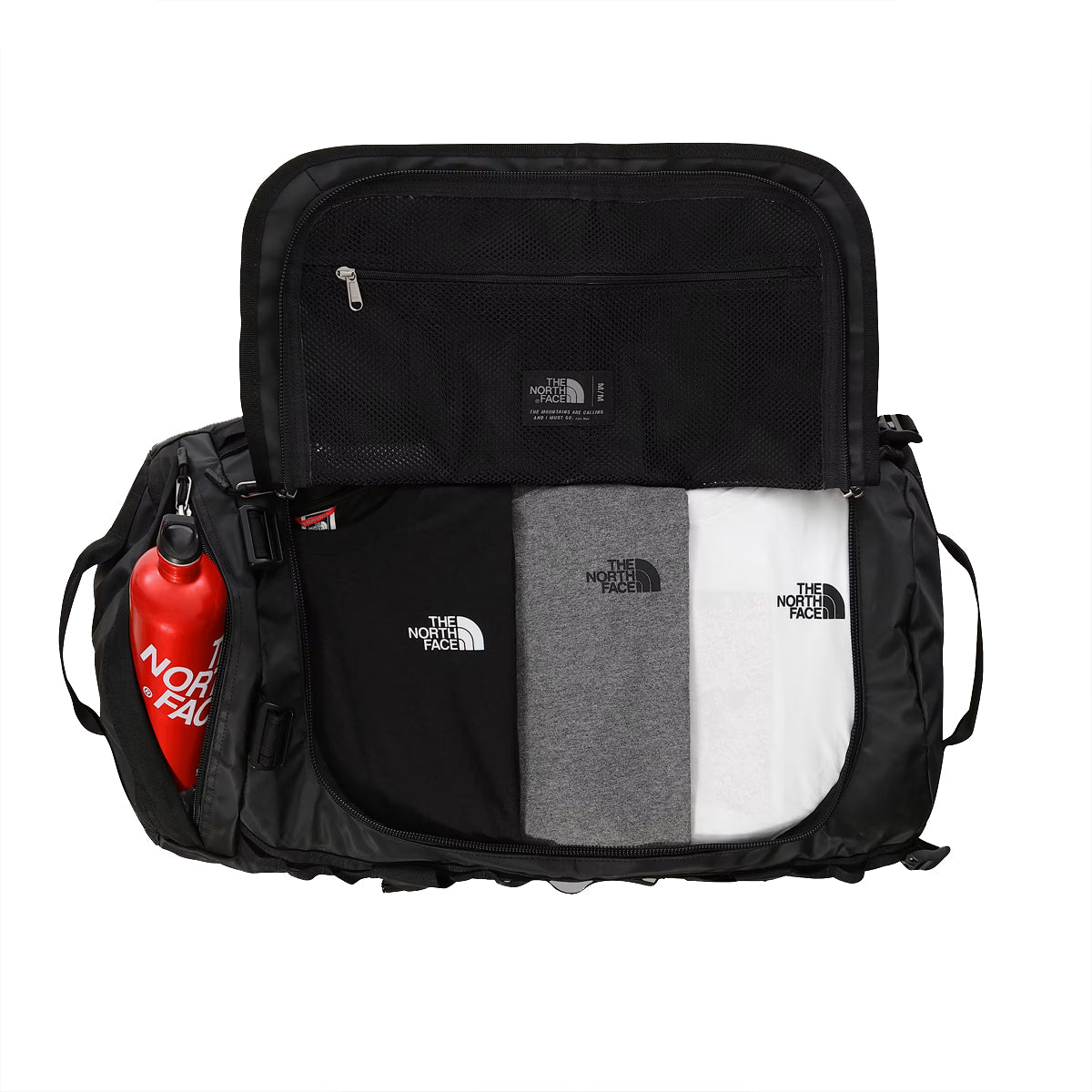 Borsone Base Camp M TNF Black TNF White NPF
