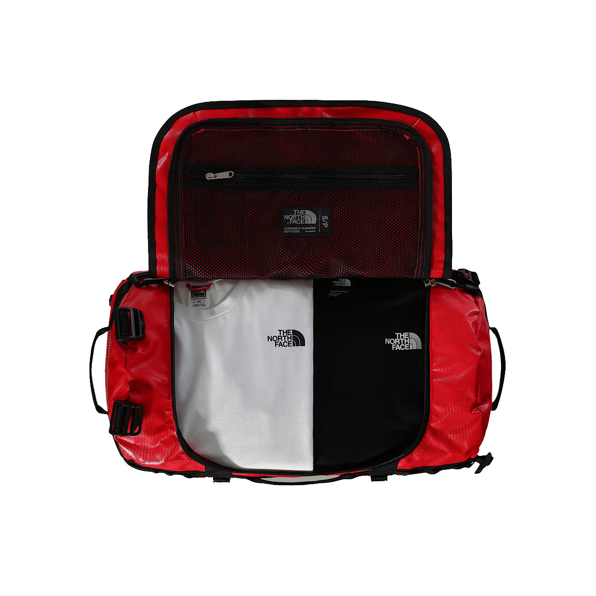 Borsone Base Camp S TNF Red TNF Black NPF