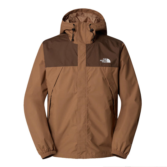 Giacca con cappuccio Antora Latte Smokey Brown