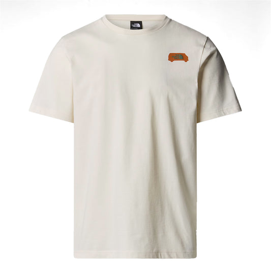 T-shirt Outdoor Graphic White Dune