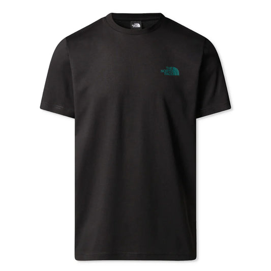 T-Shirt NSE Box TNF Black Deep Nori Trail Grid