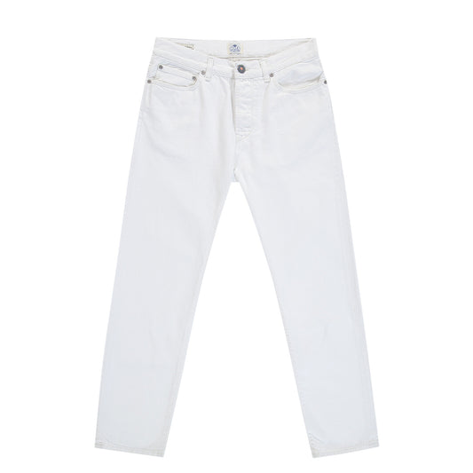 Jeans Italo 5 tasche Bianco Ottico