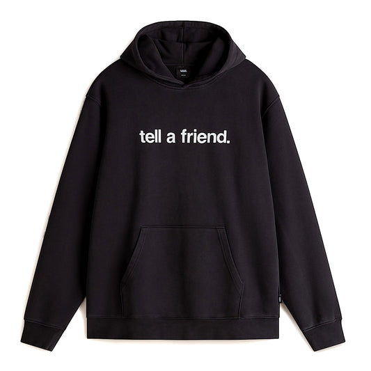 Felpa Tell a Friend Black