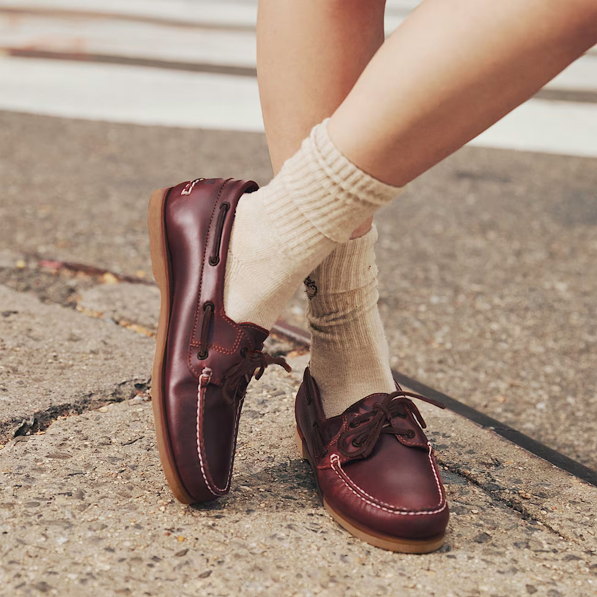 Clas Boat scarpa da Barca Classic Burgundy Full Grain