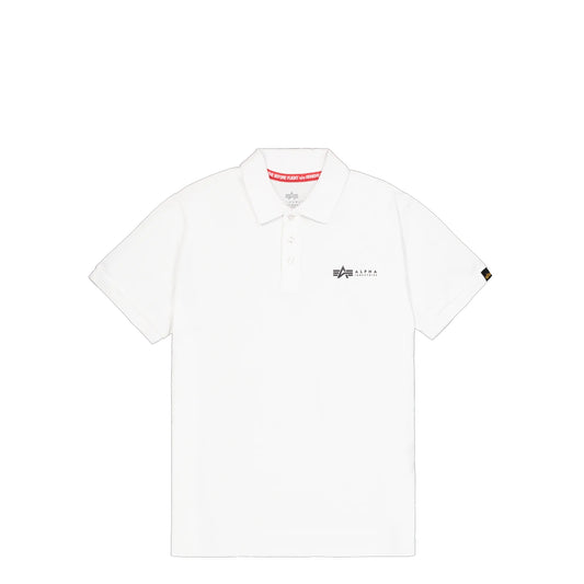 Basic Small Logo Polo White
