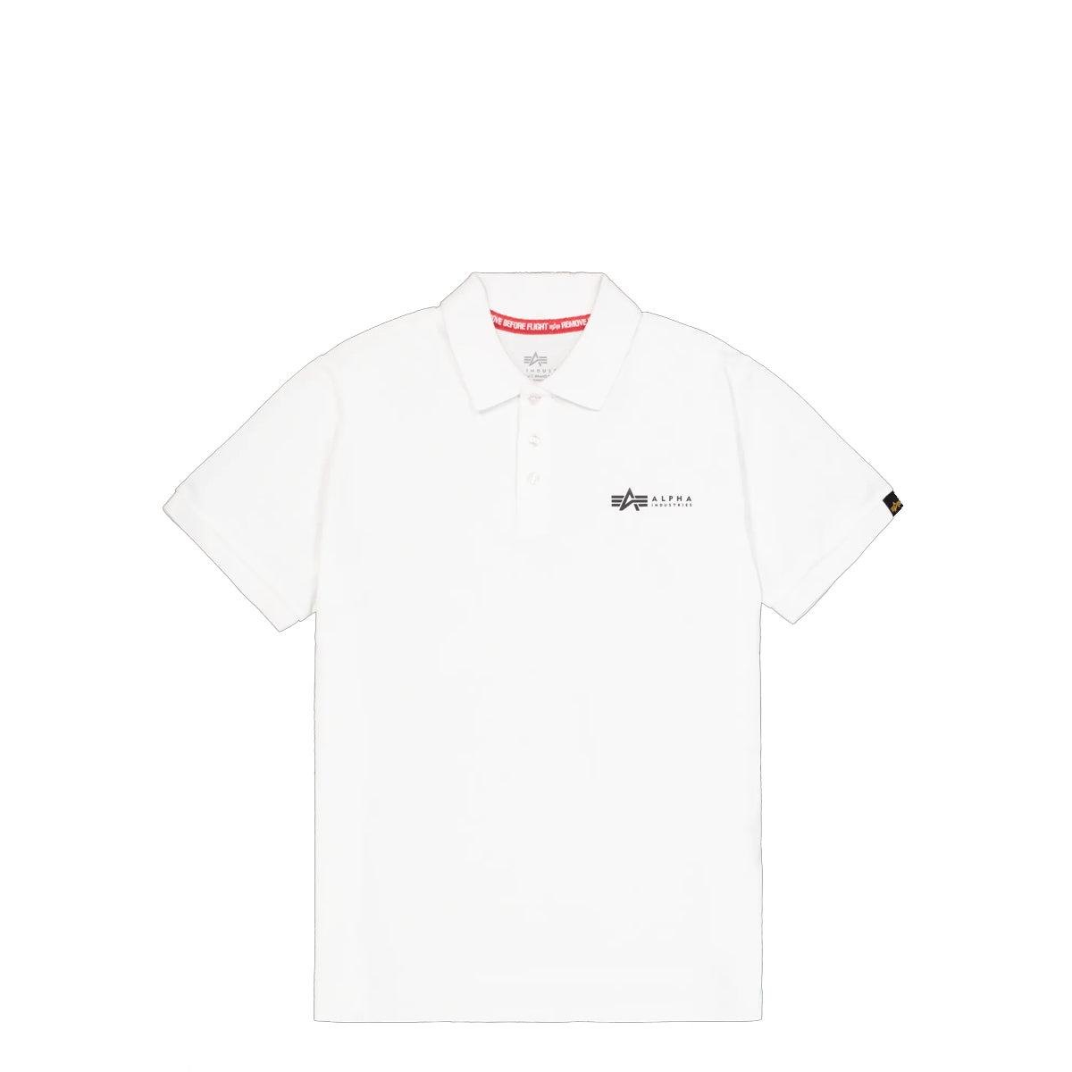 Basic Small Logo Polo White