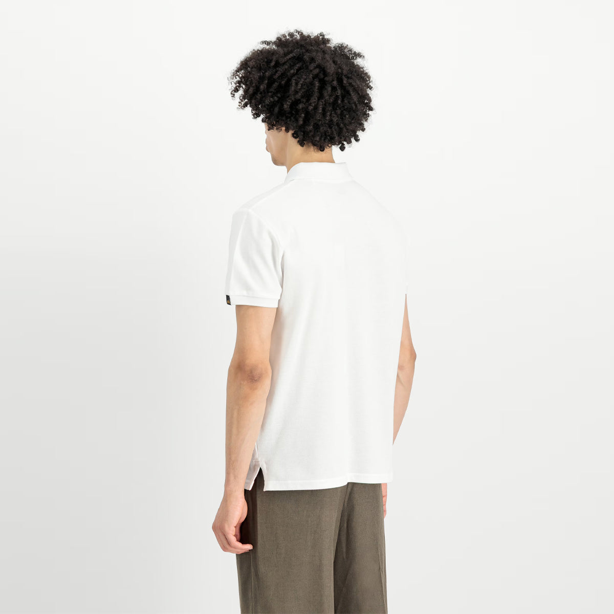 Basic Small Logo Polo White
