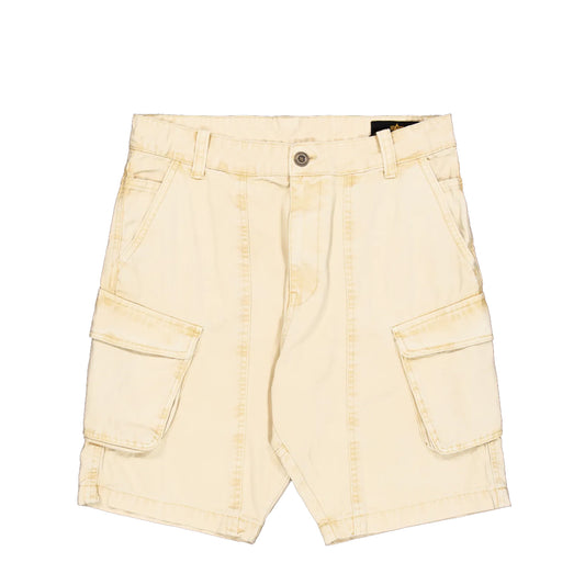 Pantaloncini Canvas Acid Vintage White