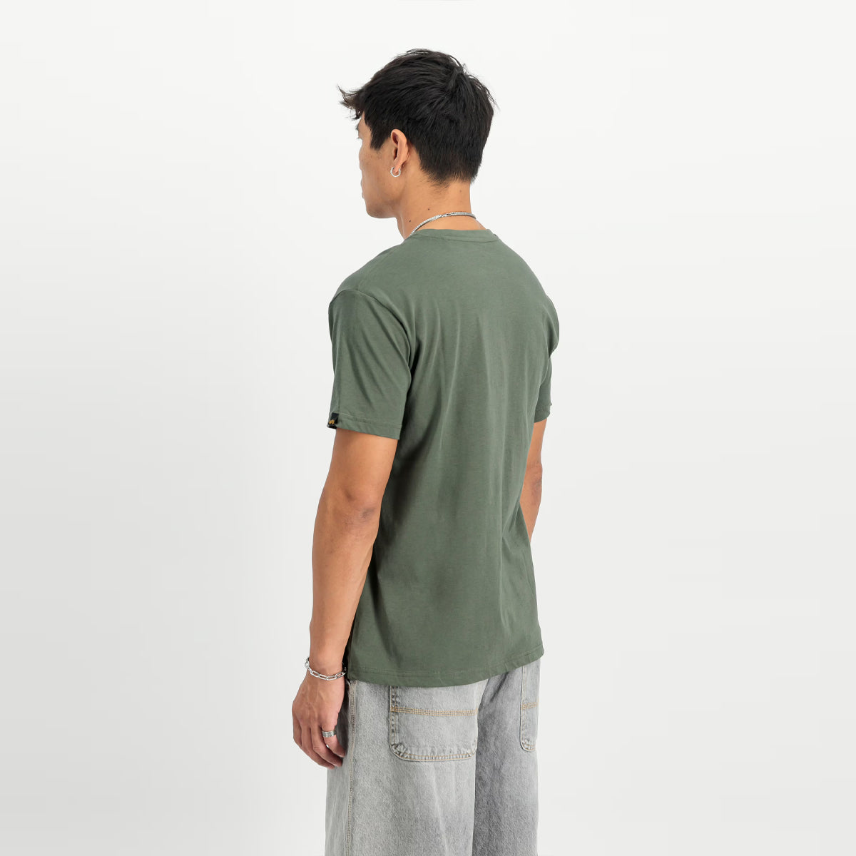 T-Shirt Basic T Small Logo Dark Olive