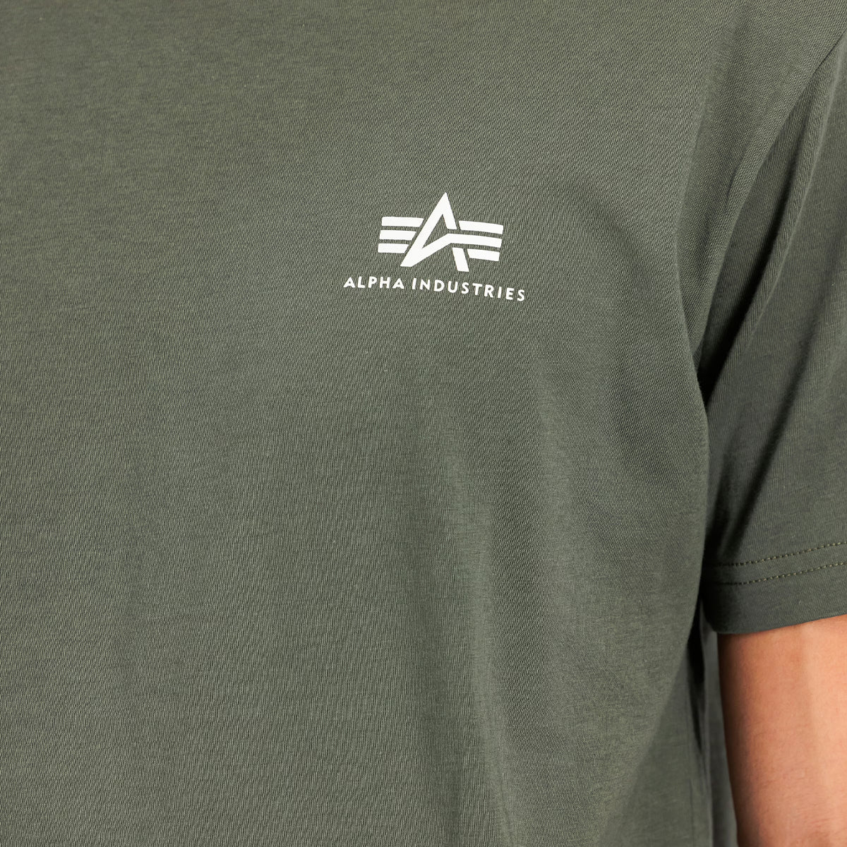 T-Shirt Basic T Small Logo Dark Olive