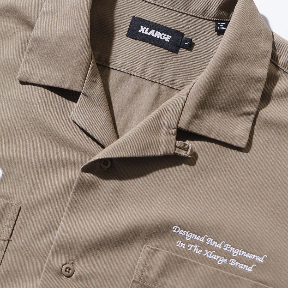 Camicia Embroidered Beige