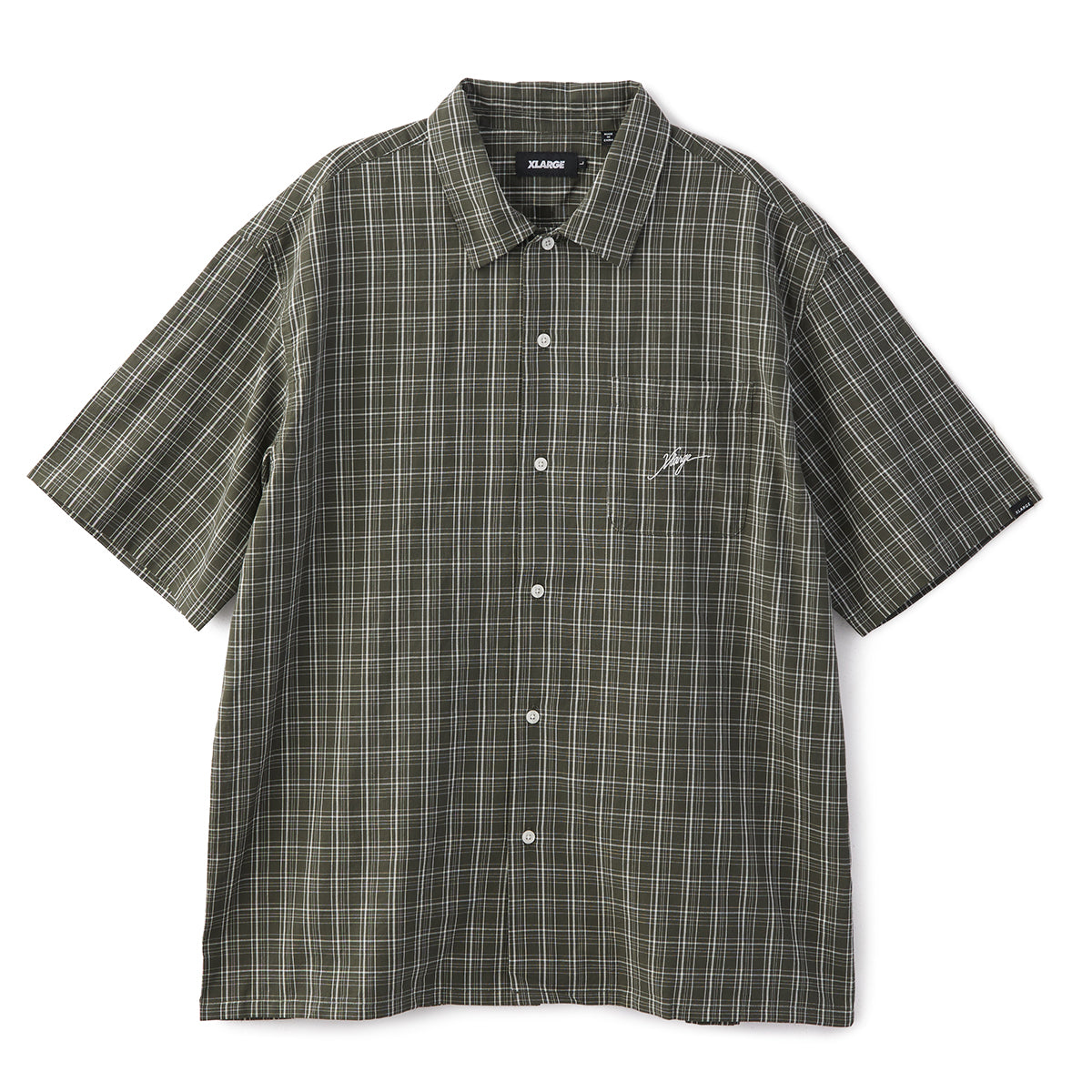 Camicia Embroidered Olive